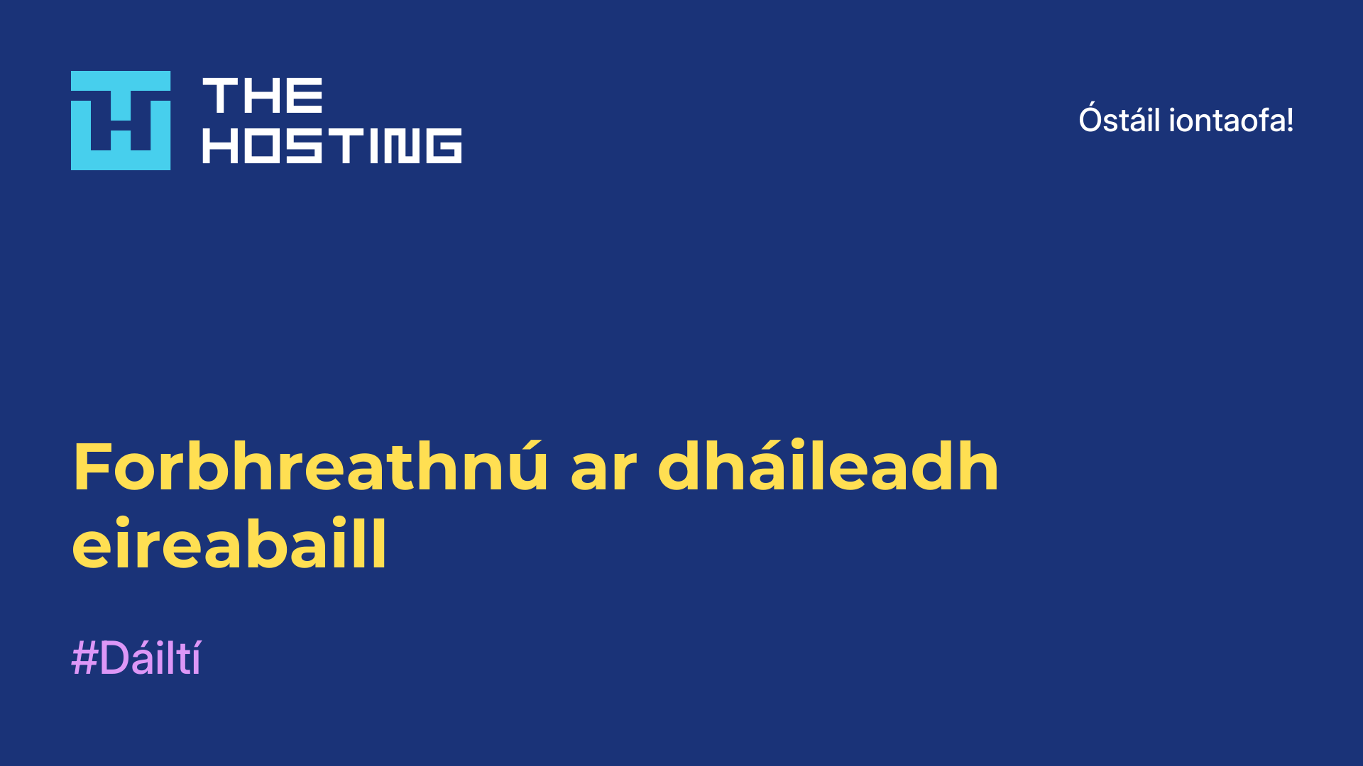 Forbhreathnú ar dháileadh eireabaill