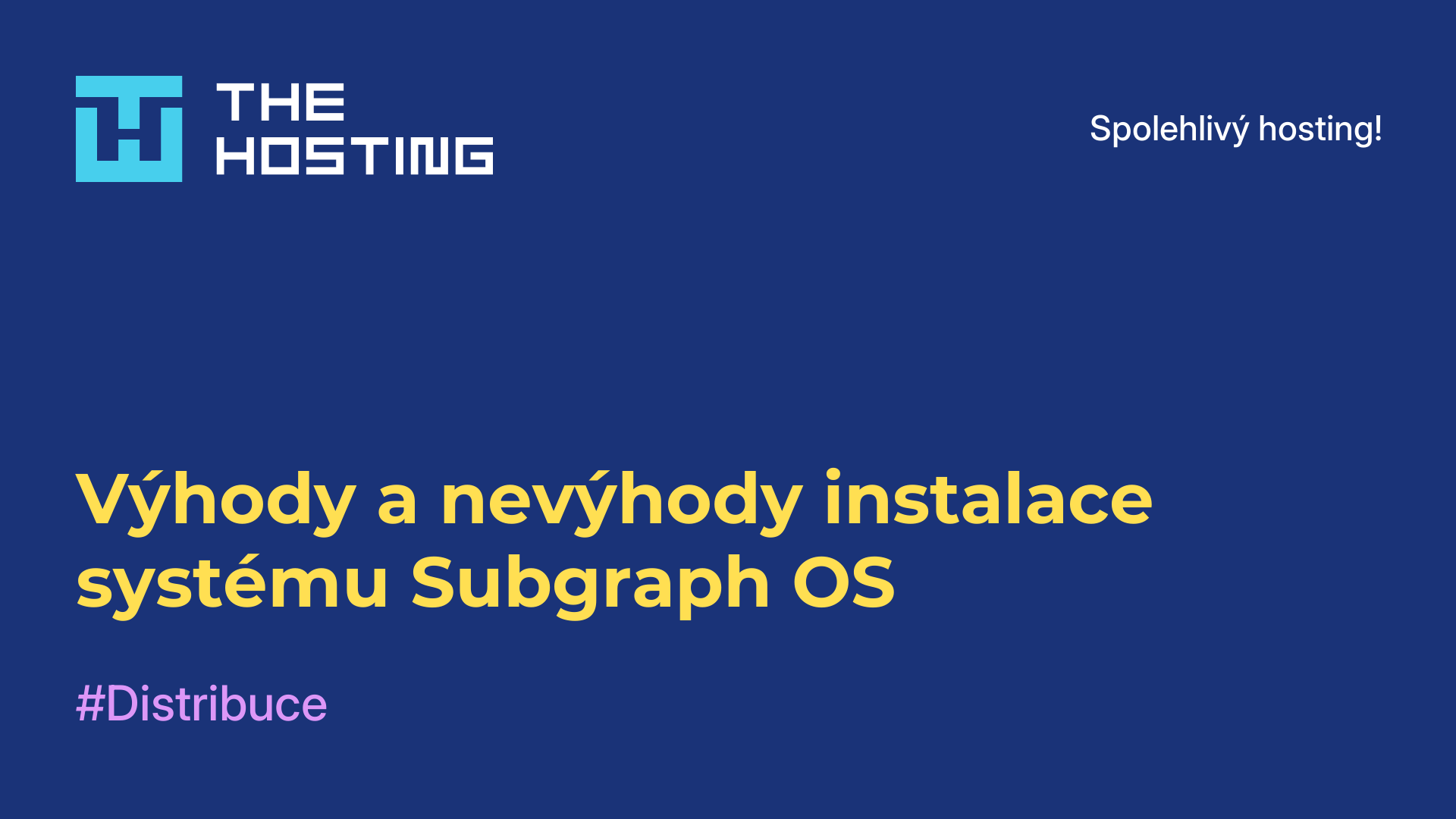 Výhody a nevýhody instalace systému Subgraph OS
