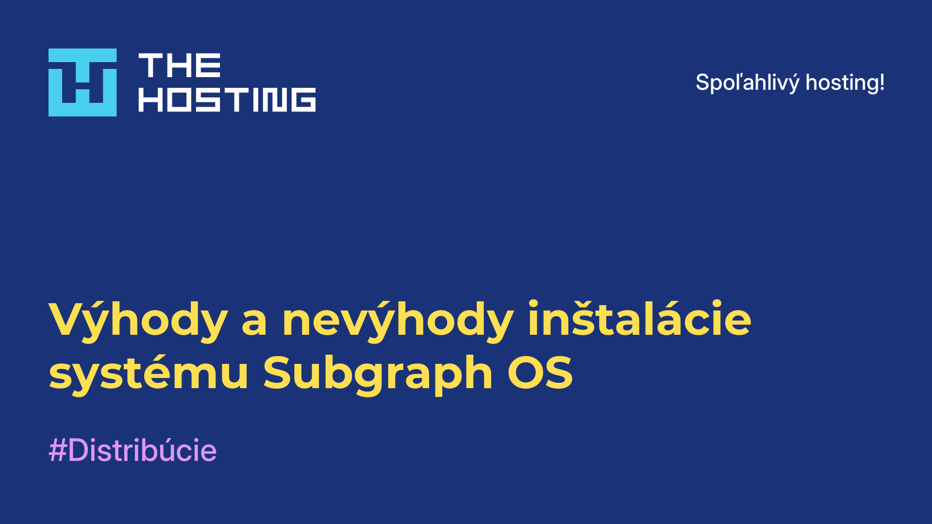 Výhody a nevýhody inštalácie systému Subgraph OS