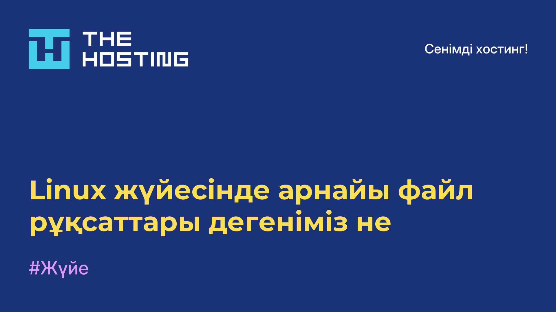 Linux жүйесінде арнайы файл рұқсаттары дегеніміз не