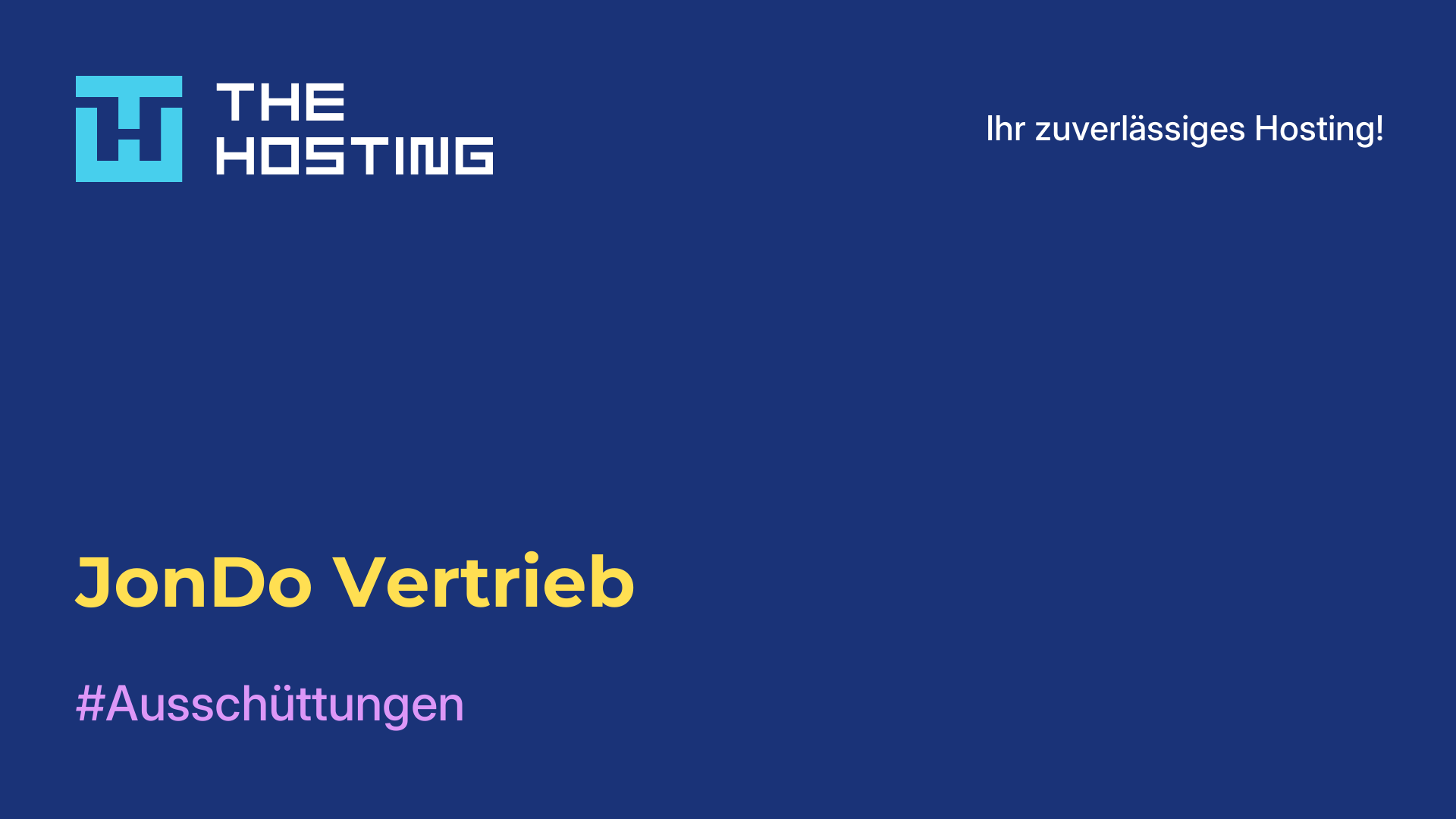 JonDo-Vertrieb