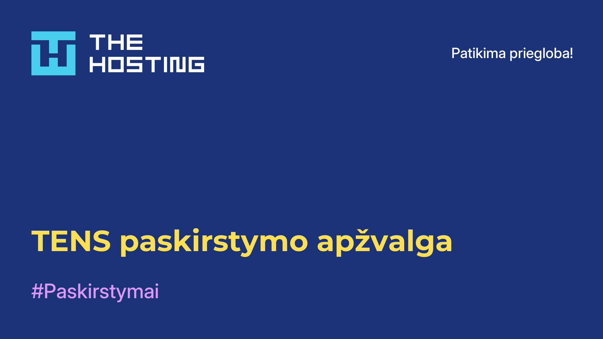 TENS paskirstymo apžvalga