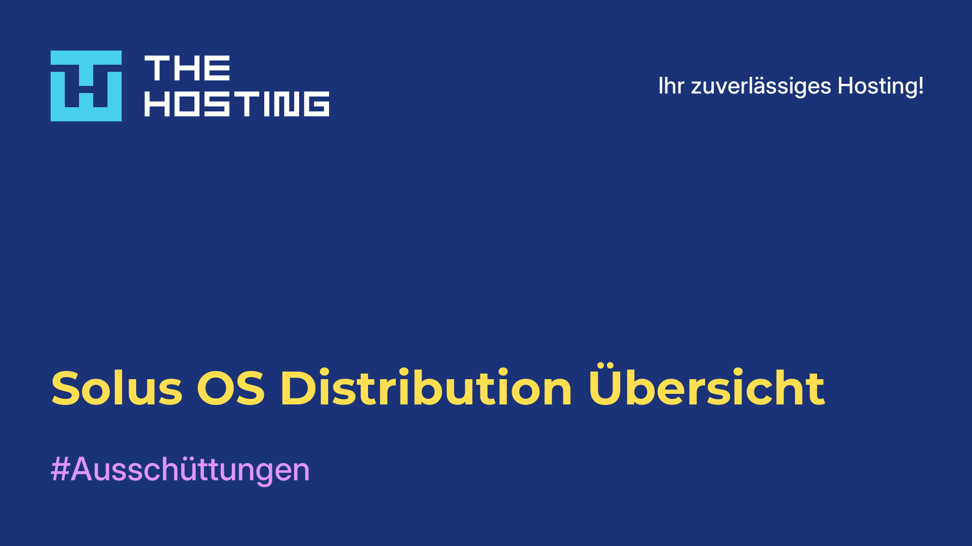 Solus OS Distribution Übersicht