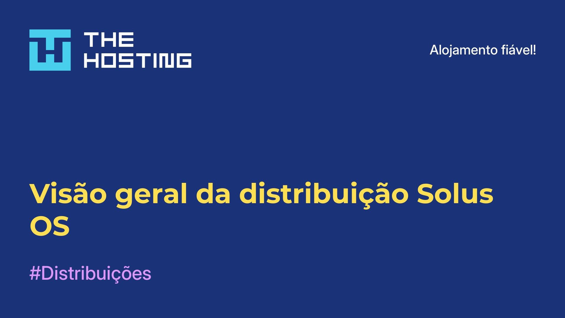 Visão geral da distribuição Solus OS