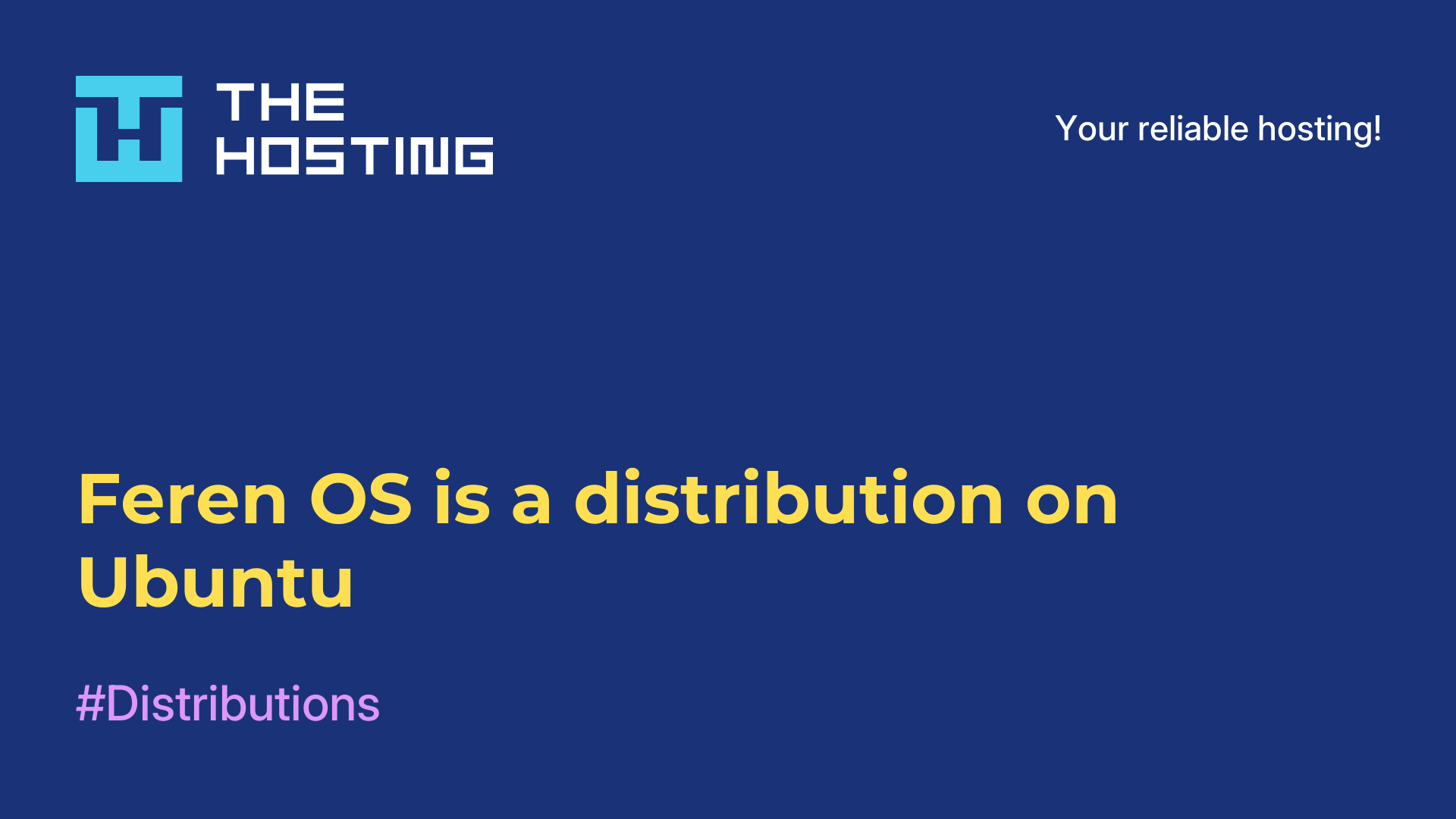 Feren OS is a distribution on Ubuntu