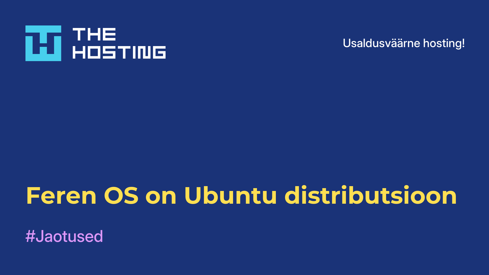 Feren OS on Ubuntu distributsioon
