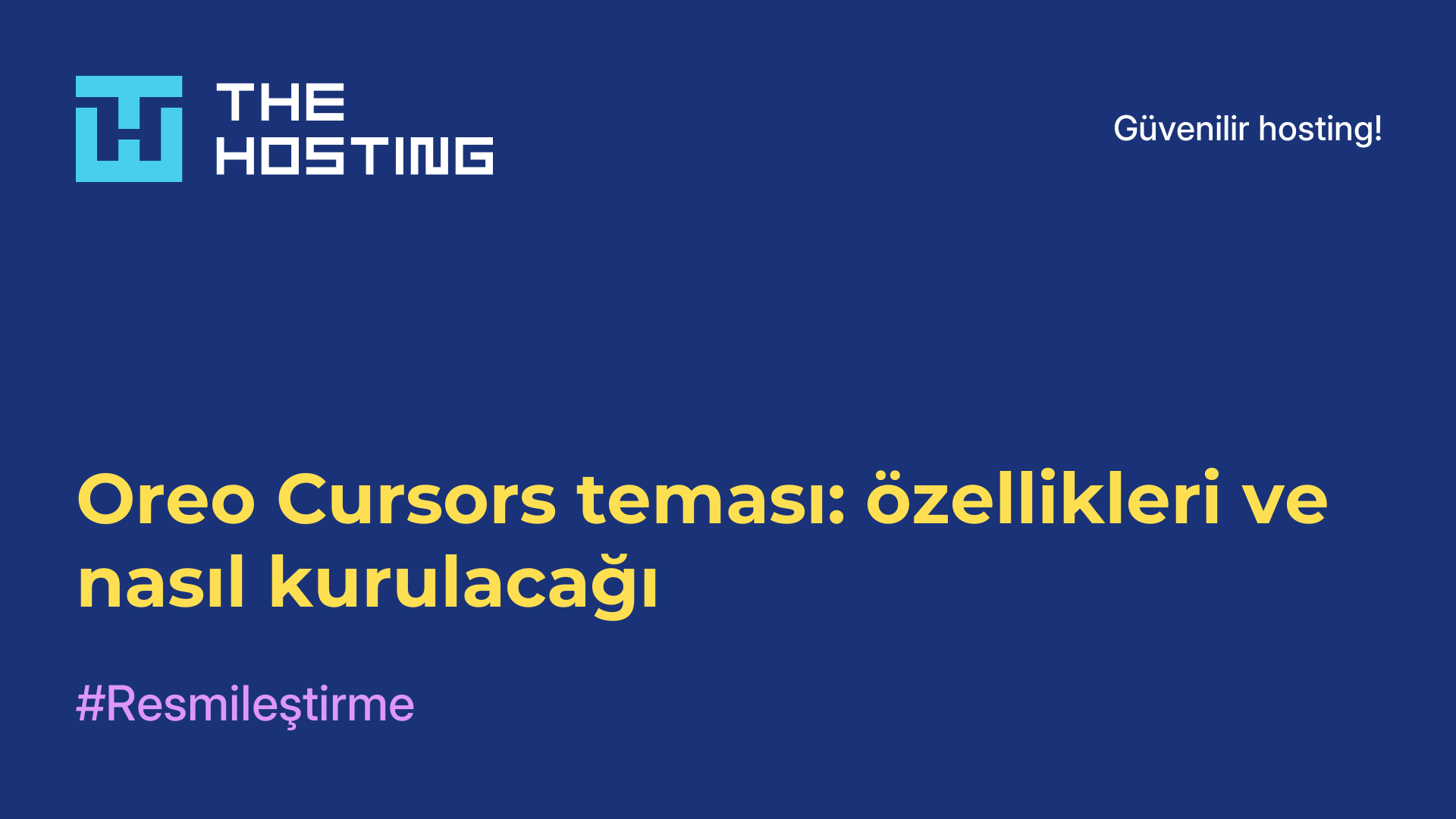Oreo Cursors teması: özellikleri ve nasıl kurulacağı