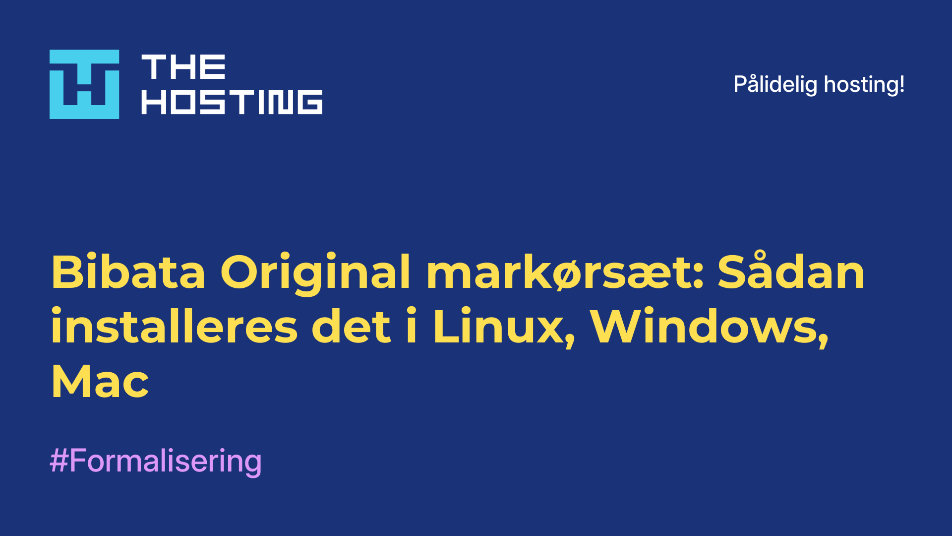 Bibata Original markørsæt: Sådan installeres det i Linux, Windows, Mac
