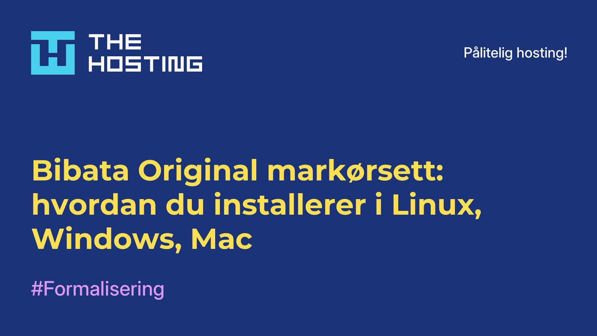 Bibata Original markørsett: hvordan du installerer i Linux, Windows, Mac