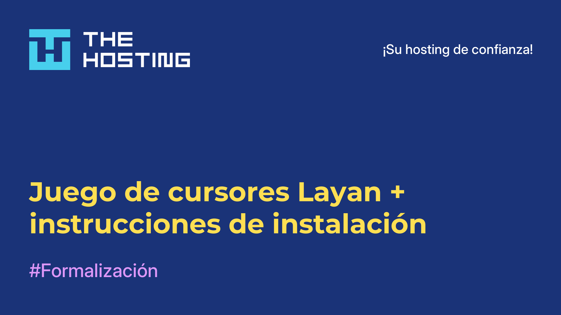 Juego de cursores Layan + instrucciones de instalación
