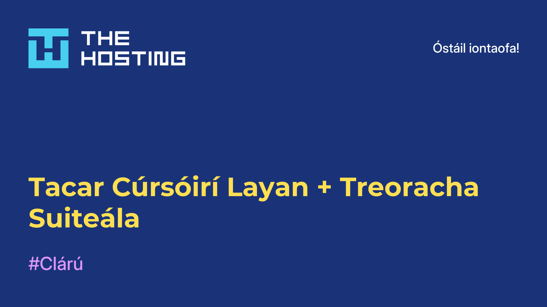 Tacar Cúrsóirí Layan + Treoracha Suiteála