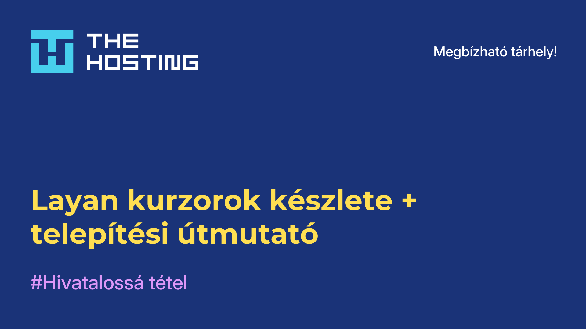 Layan kurzorok készlete + telepítési útmutató