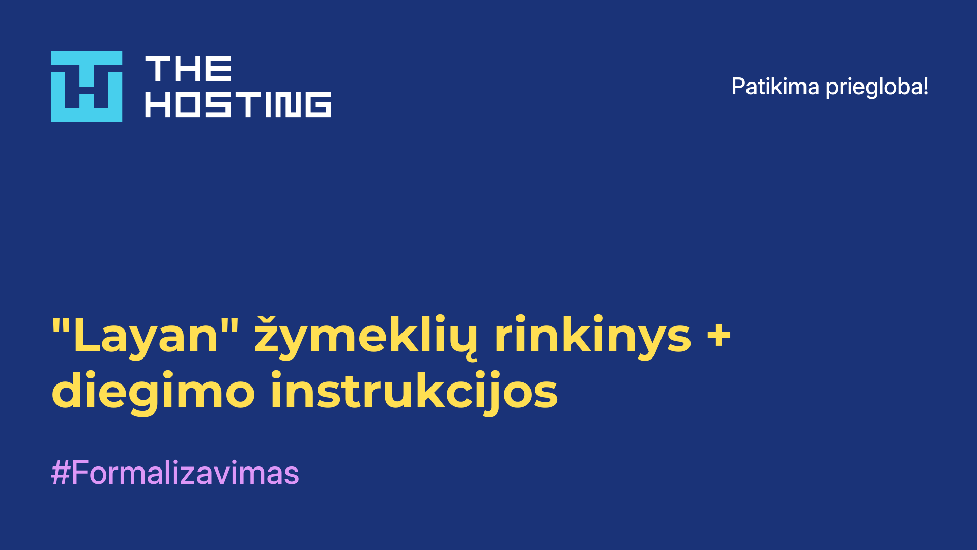 "Layan" žymeklių rinkinys + diegimo instrukcijos