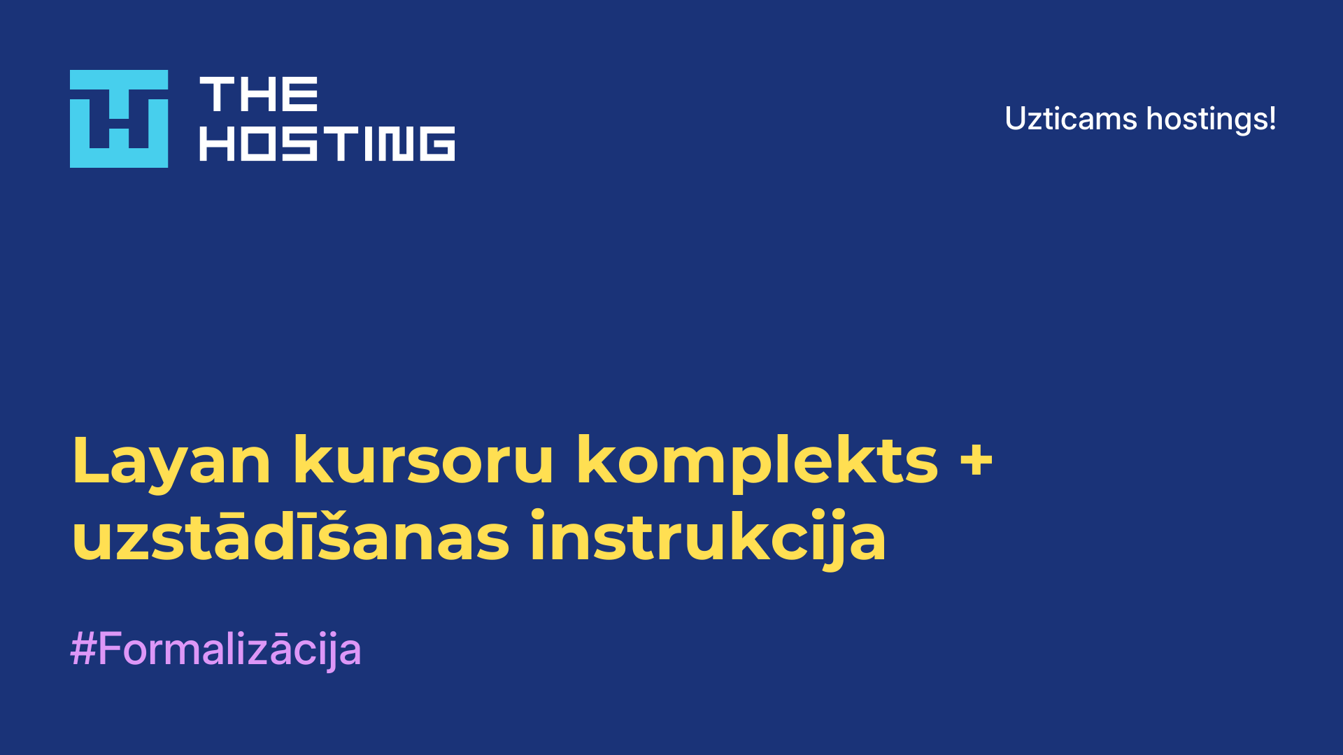 Layan kursoru komplekts + uzstādīšanas instrukcija