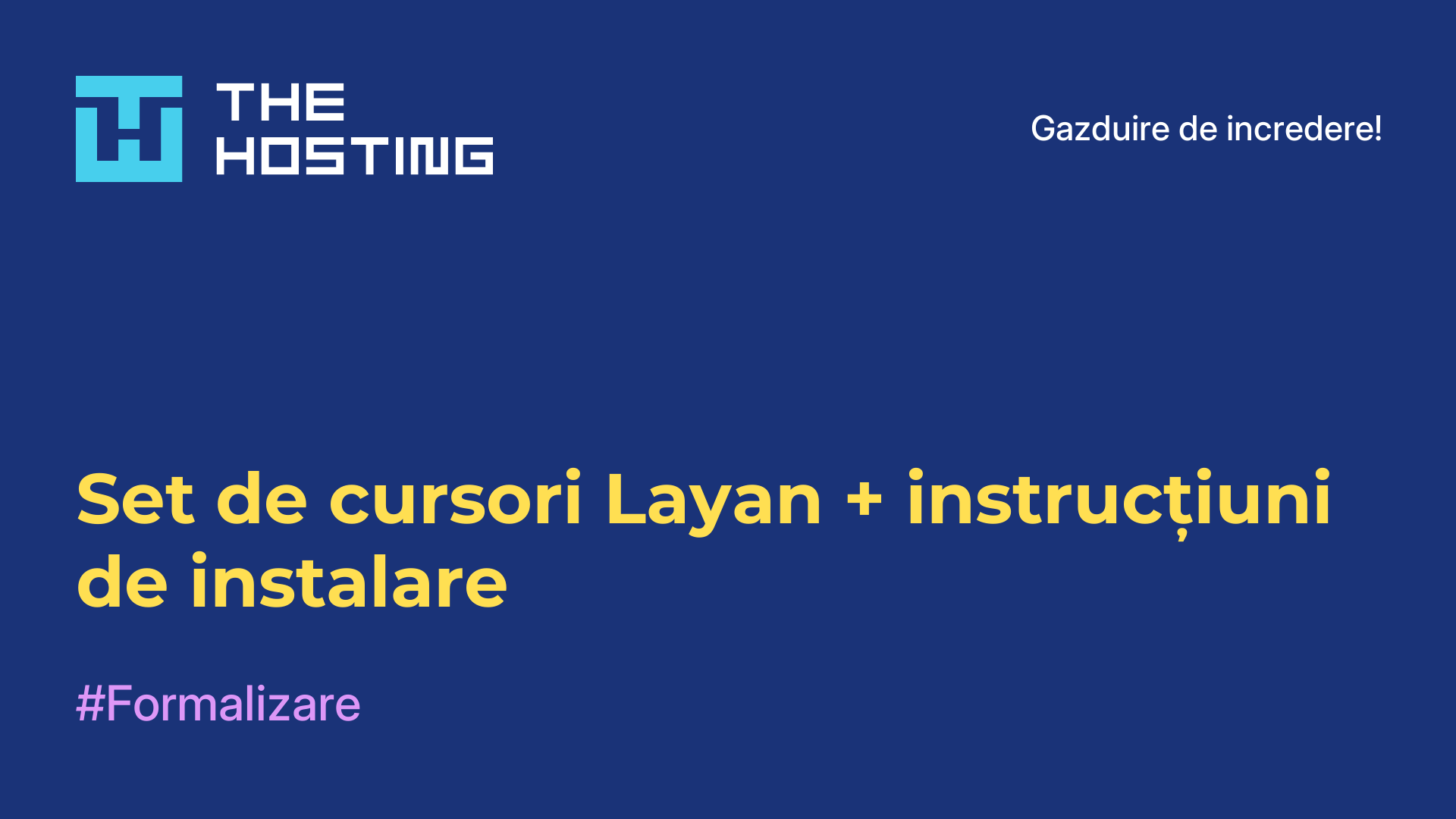 Set de cursori Layan + instrucțiuni de instalare