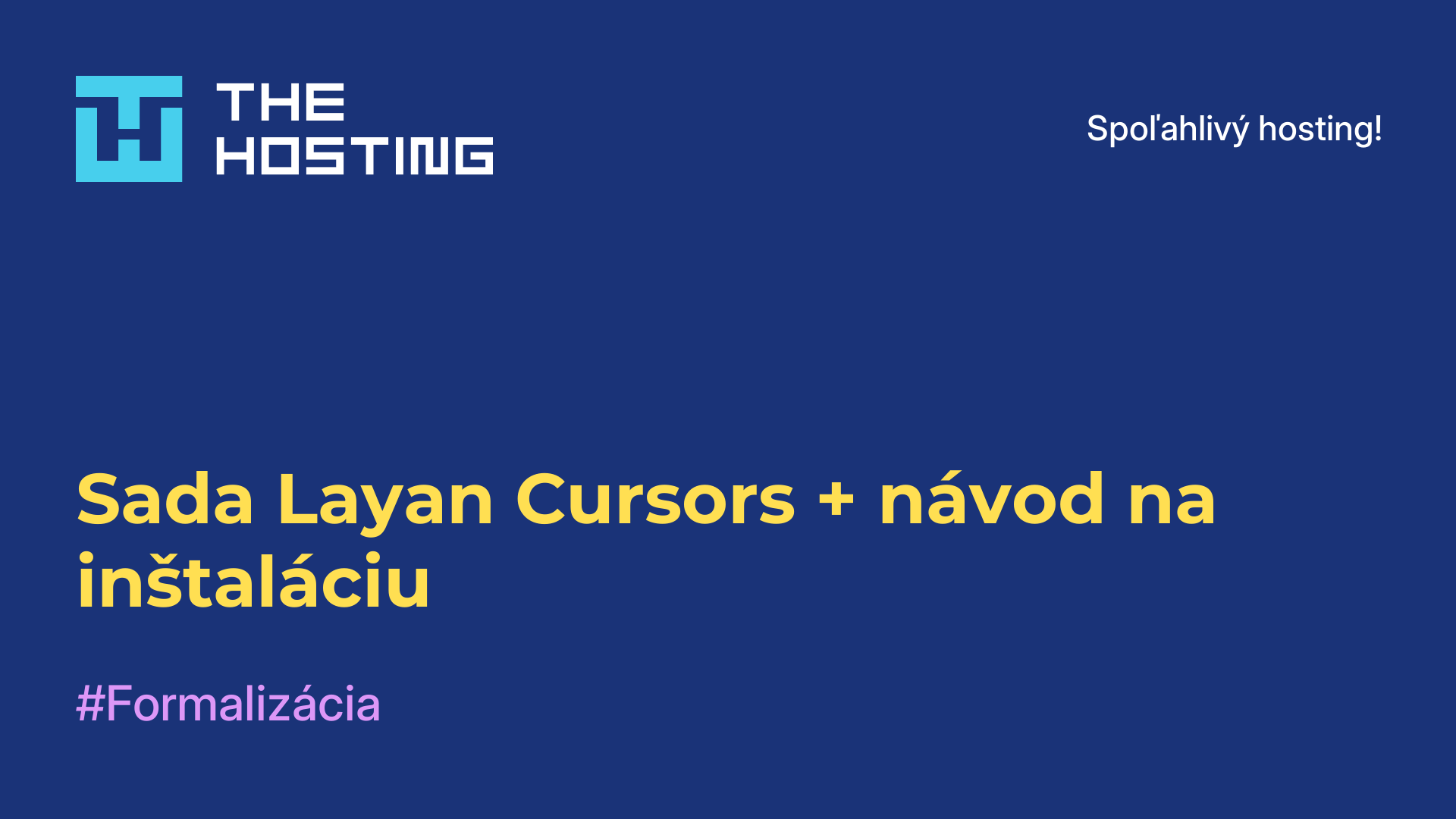 Sada Layan Cursors + návod na inštaláciu