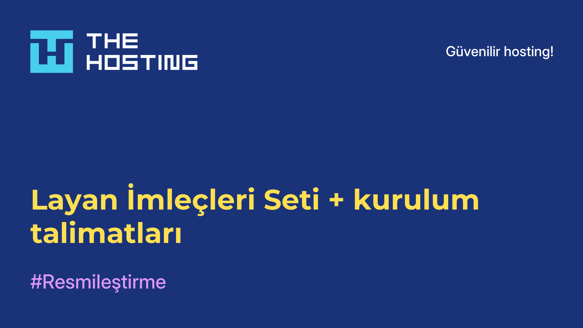 Layan İmleçleri Seti + kurulum talimatları