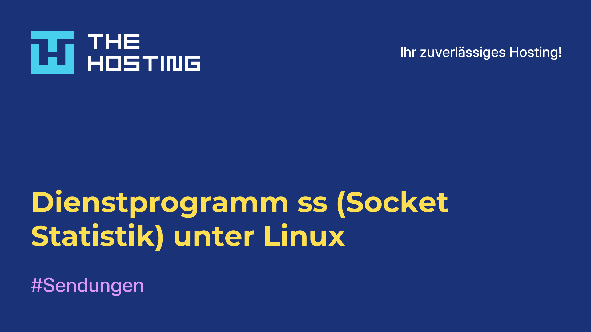 Dienstprogramm ss (Socket-Statistik) unter Linux
