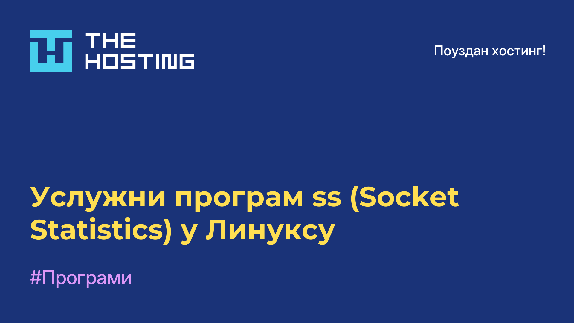 Услужни програм ss (Socket Statistics) у Линуксу