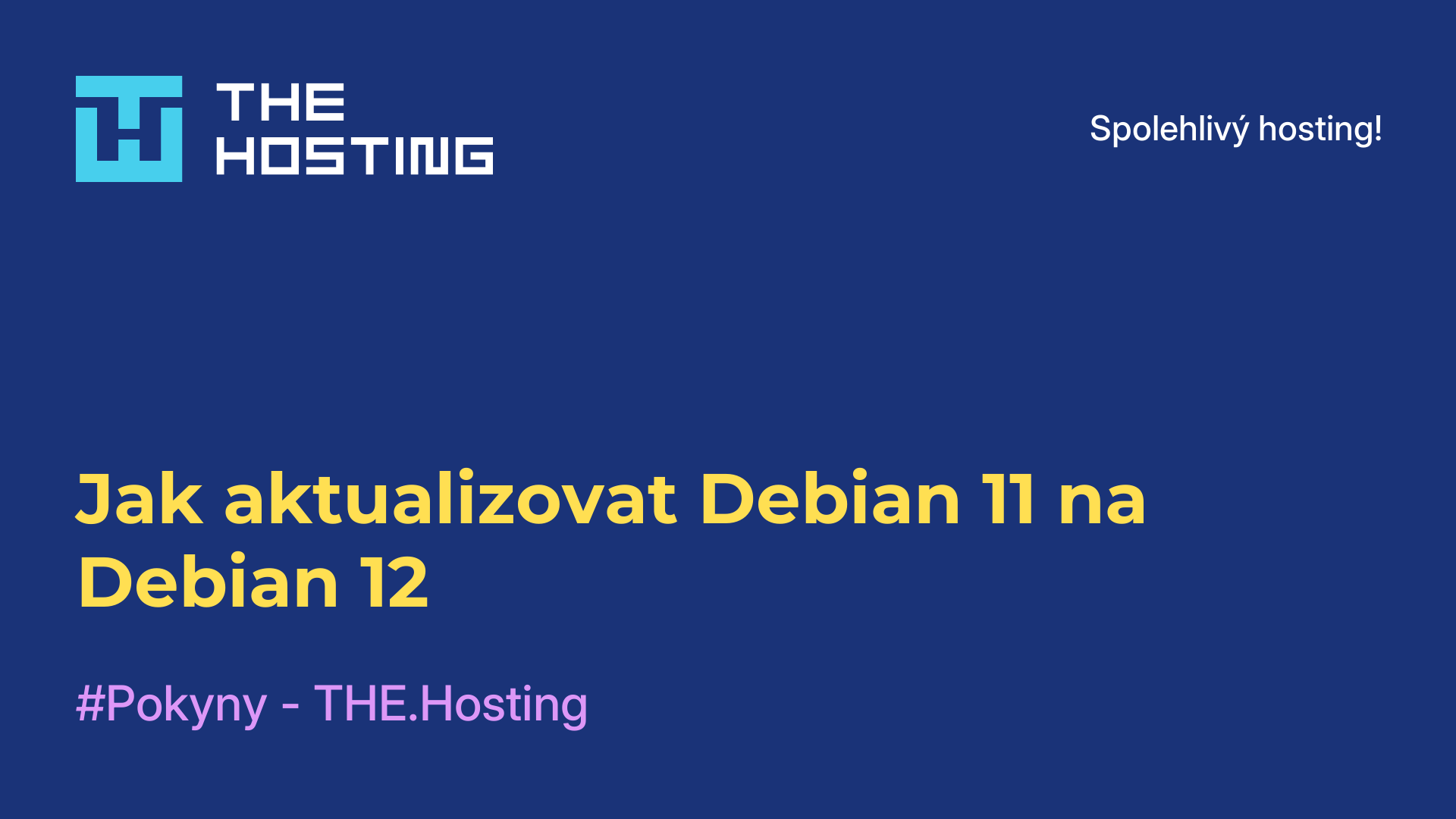 Jak aktualizovat Debian 11 na Debian 12