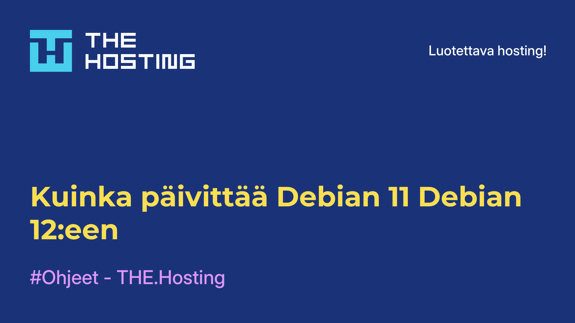 Kuinka päivittää Debian 11 Debian 12:een