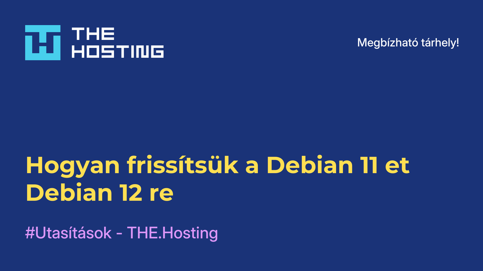 Hogyan frissítsük a Debian 11-et Debian 12-re