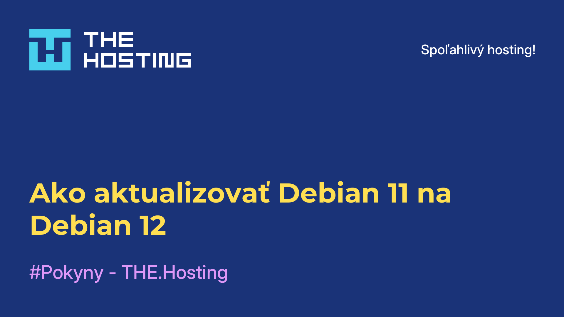 Ako aktualizovať Debian 11 na Debian 12