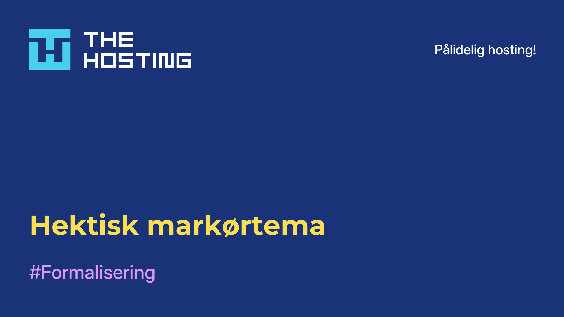 Hektisk markørtema