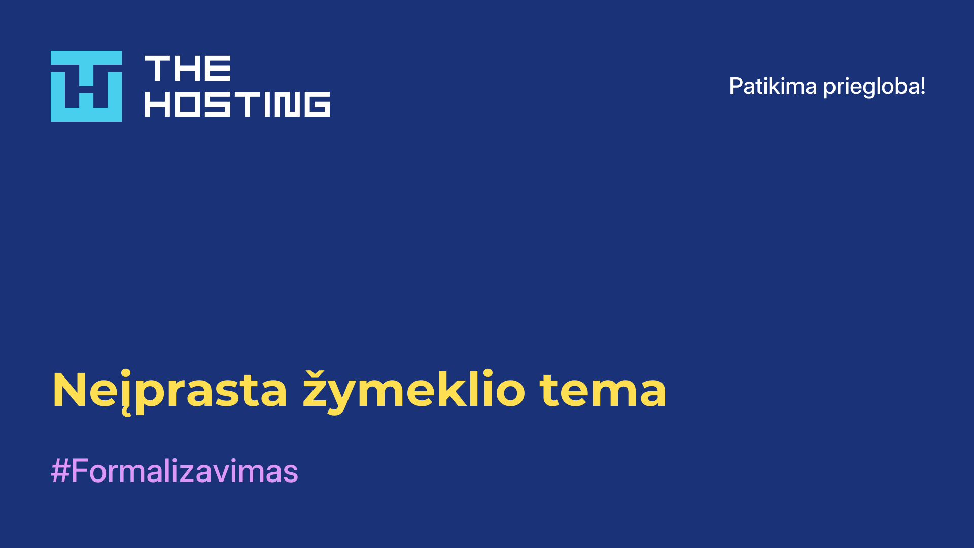 Neįprasta žymeklio tema