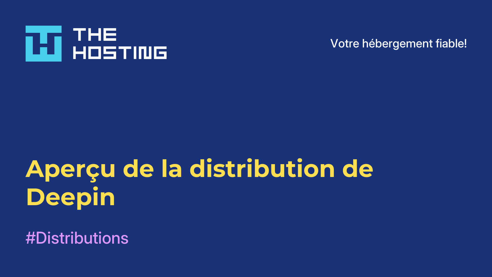 Aperçu de la distribution de Deepin