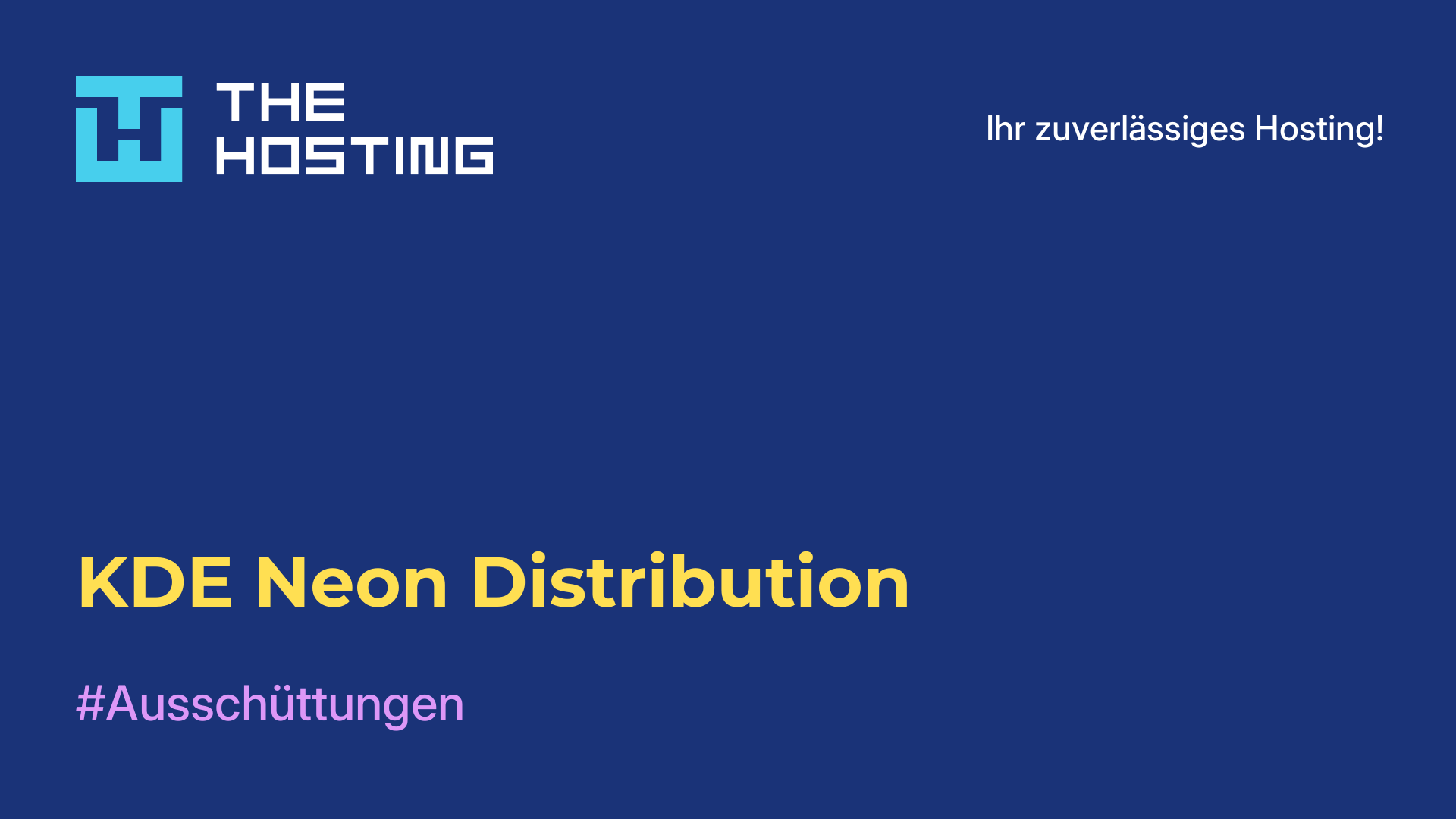 KDE Neon-Distribution