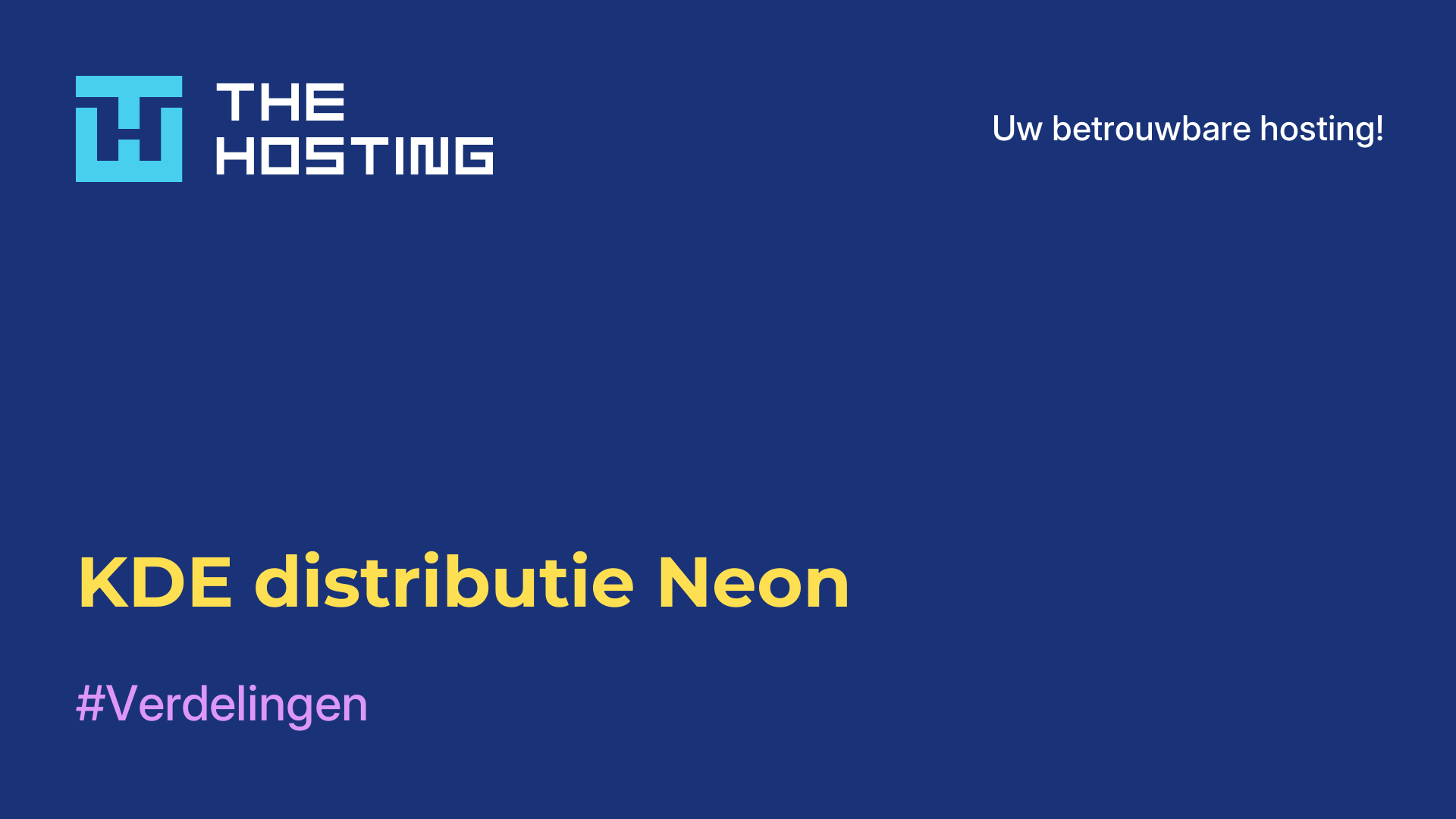KDE-distributie Neon