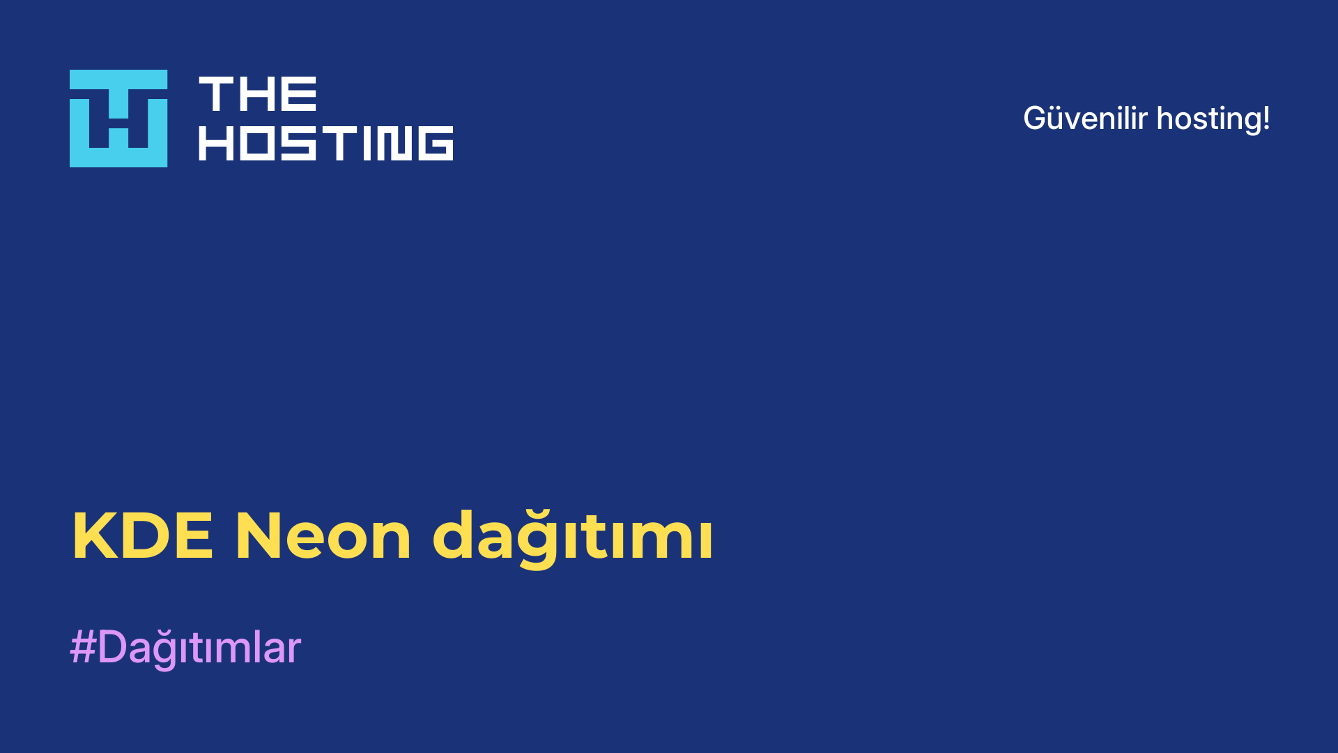 KDE Neon dağıtımı