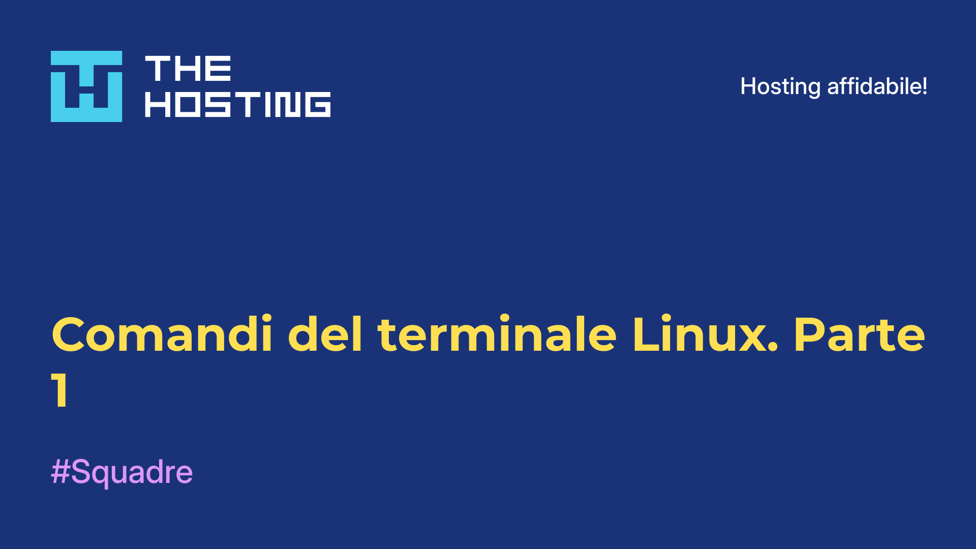 Comandi del terminale Linux. Parte 1