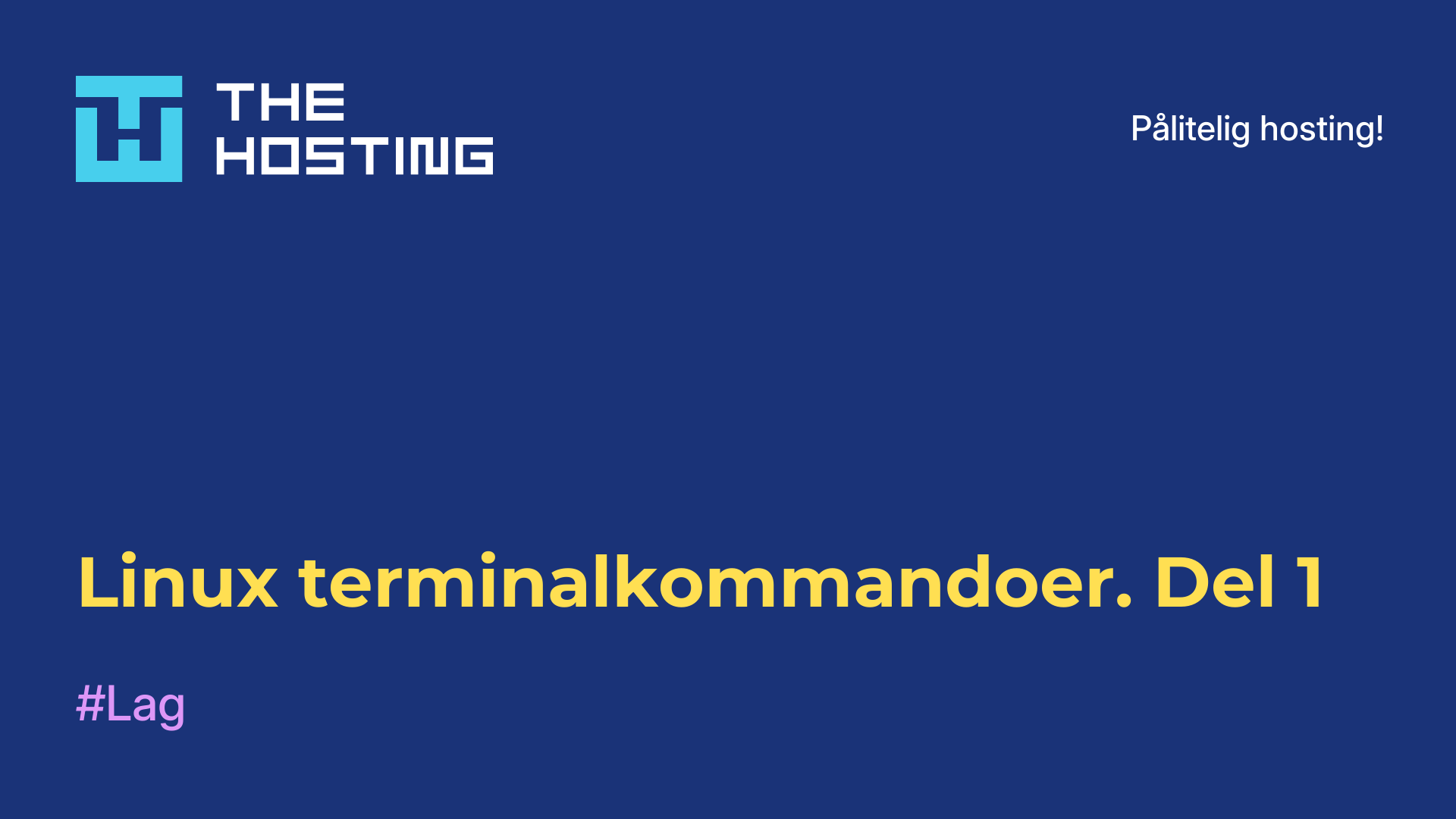 Linux terminalkommandoer. Del 1