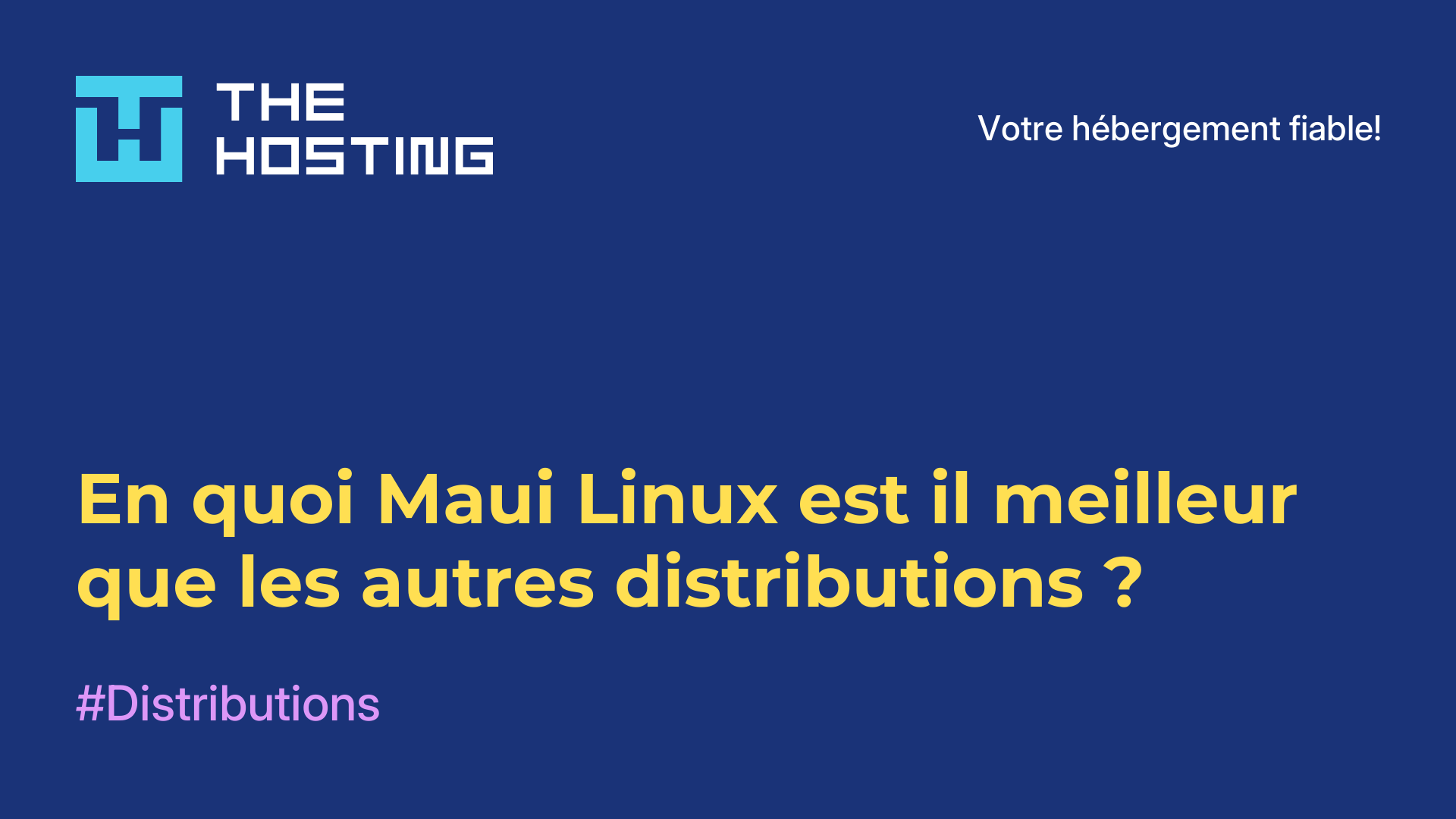 En quoi Maui Linux est-il meilleur que les autres distributions ?