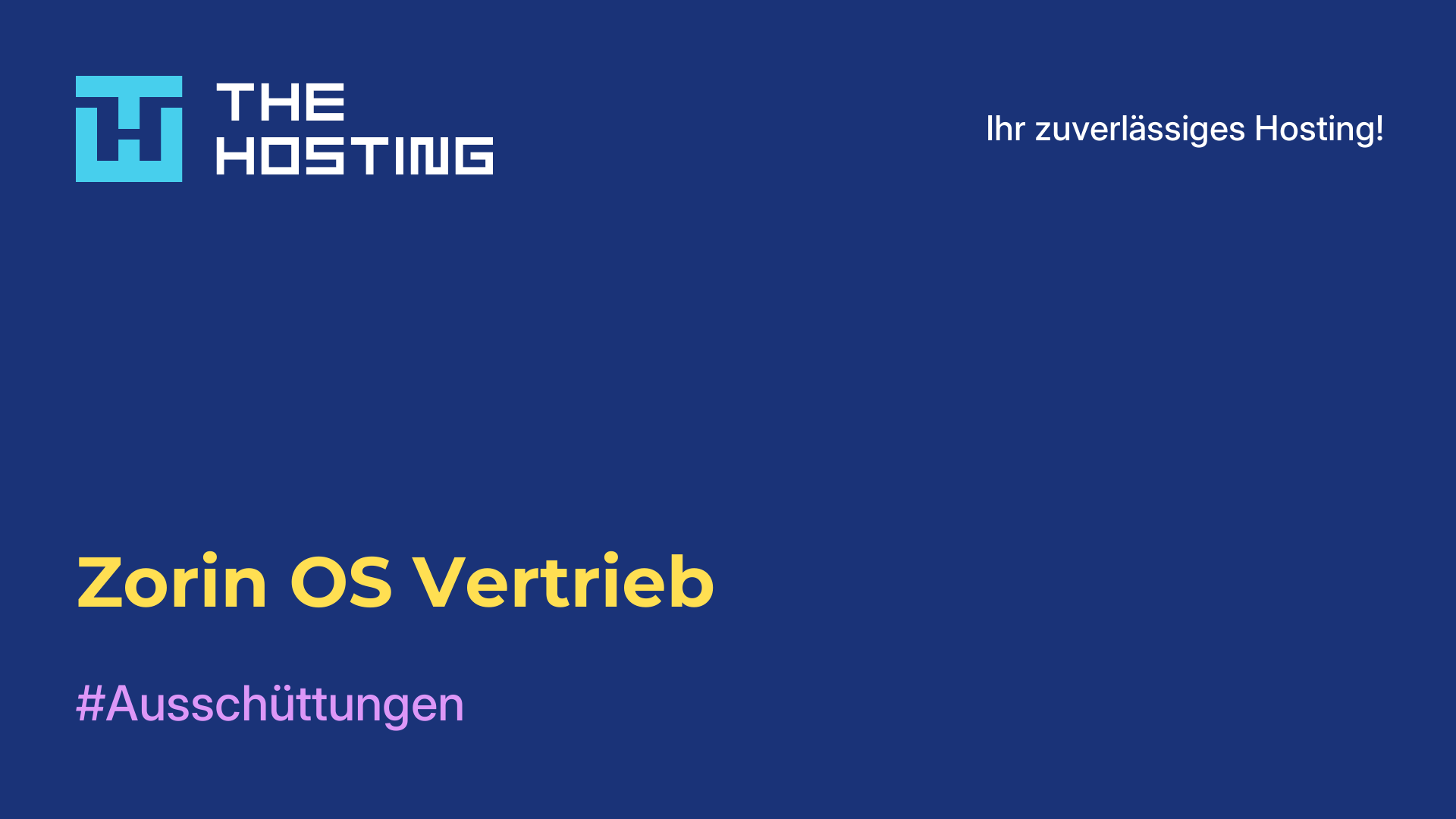 Zorin OS Vertrieb