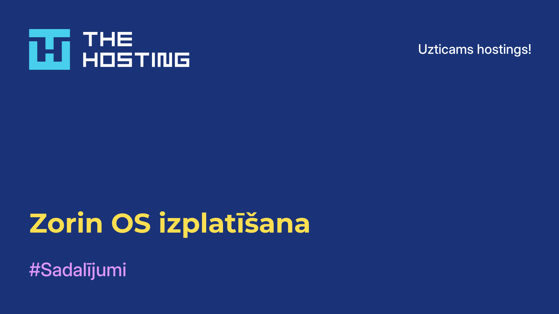 Zorin OS izplatīšana