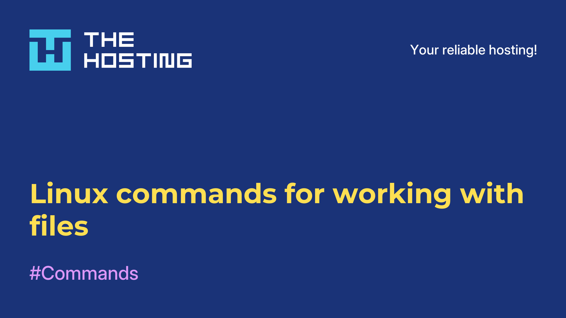 Linux commands for working with files