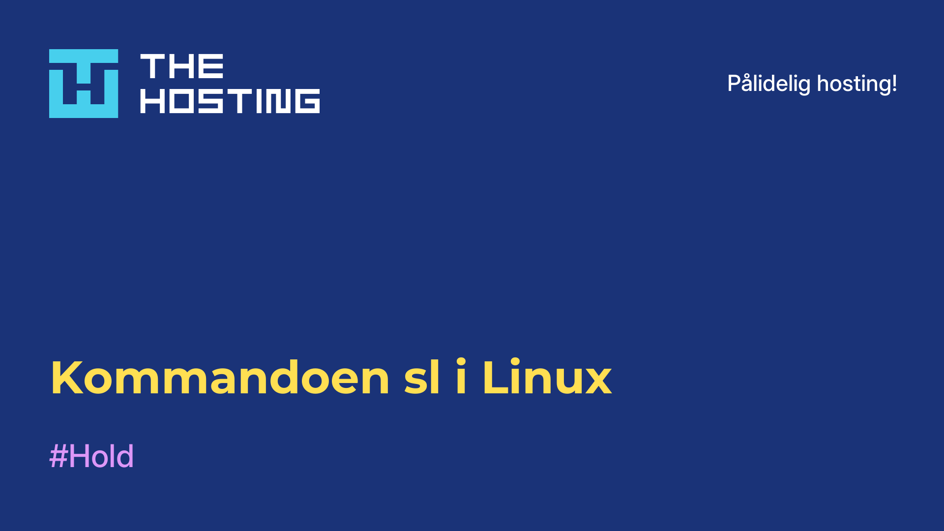 Kommandoen sl i Linux