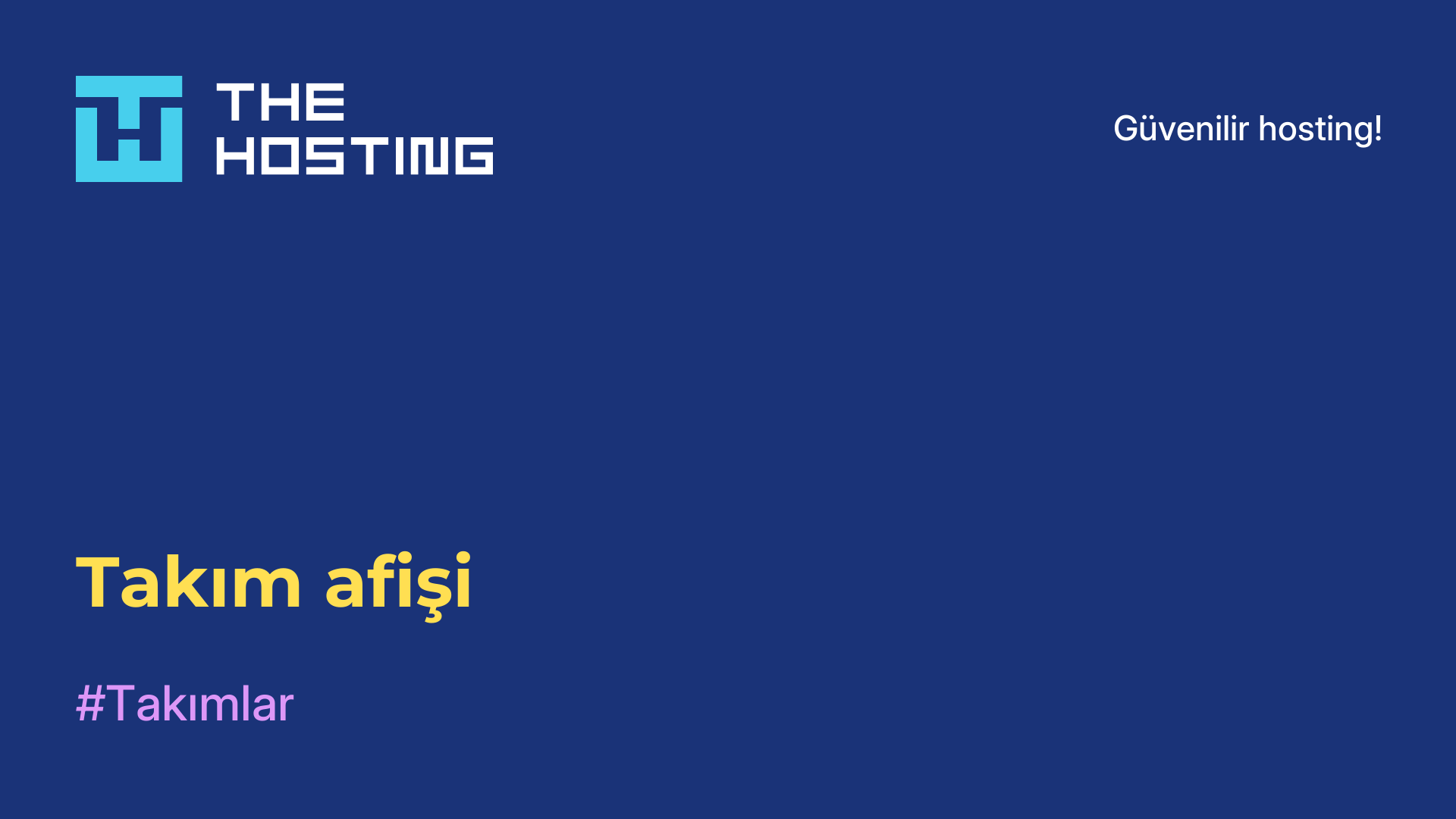 Takım afişi