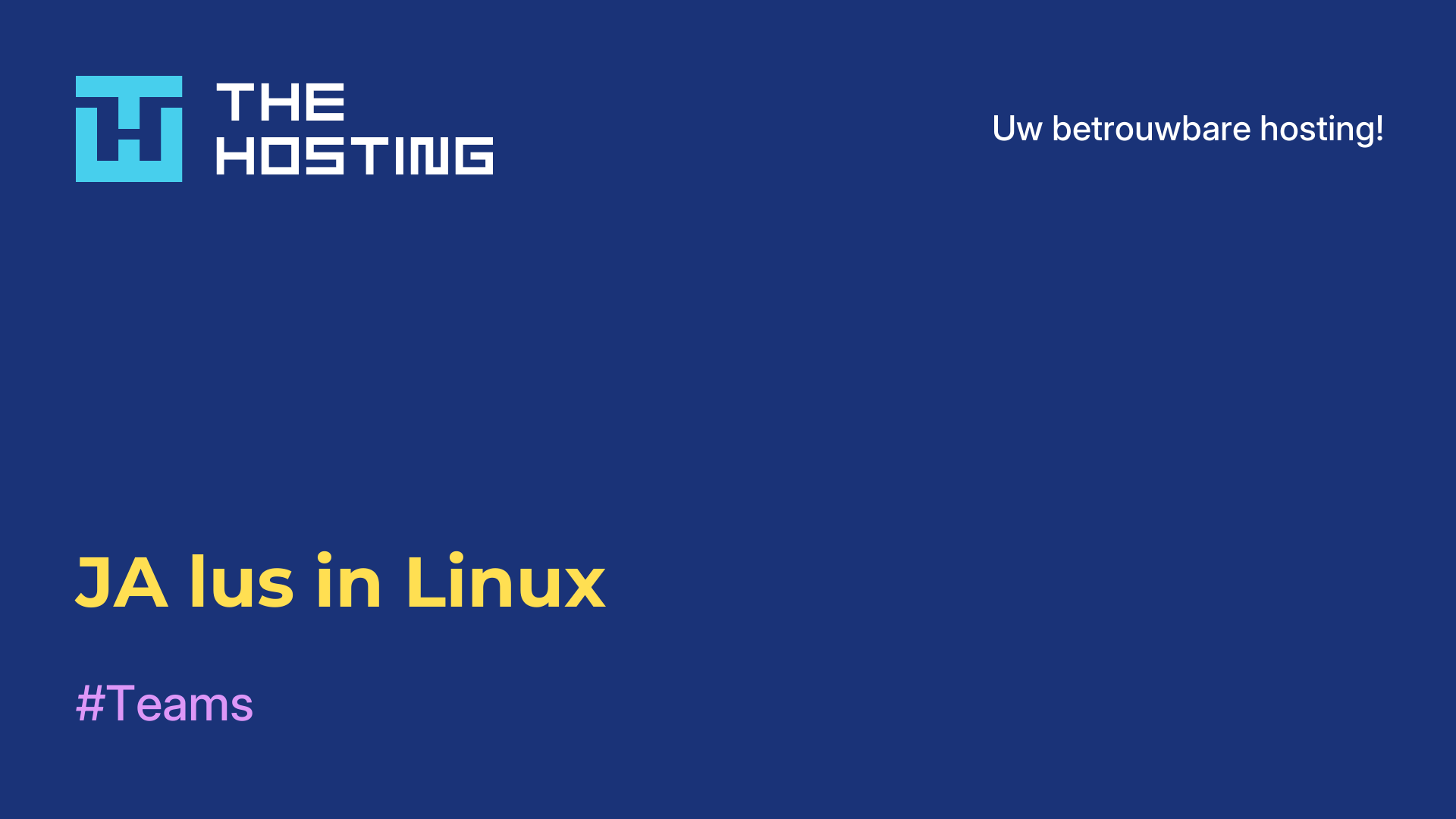 JA-lus in Linux