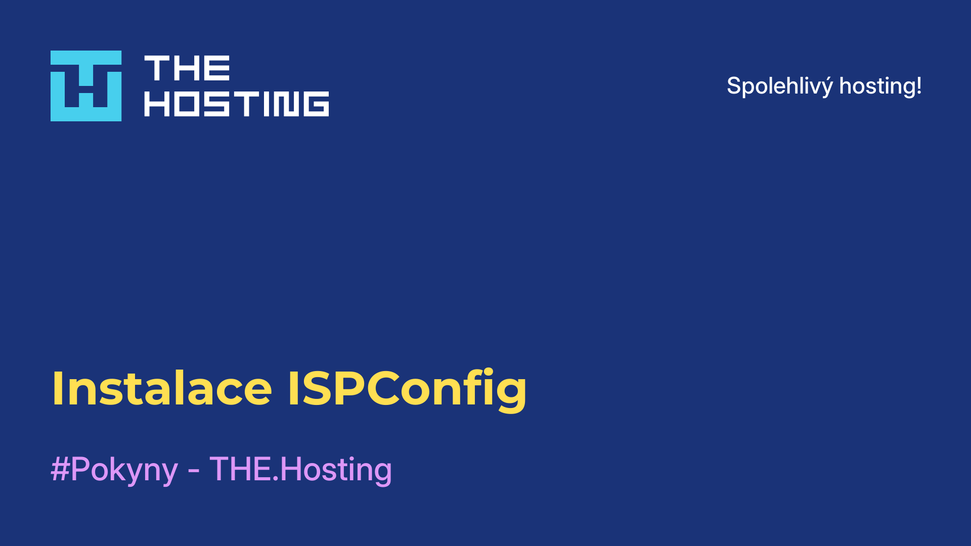 Instalace ISPConfig