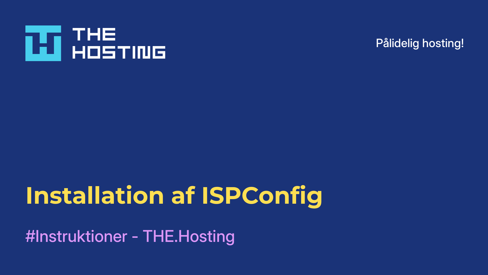 Installation af ISPConfig