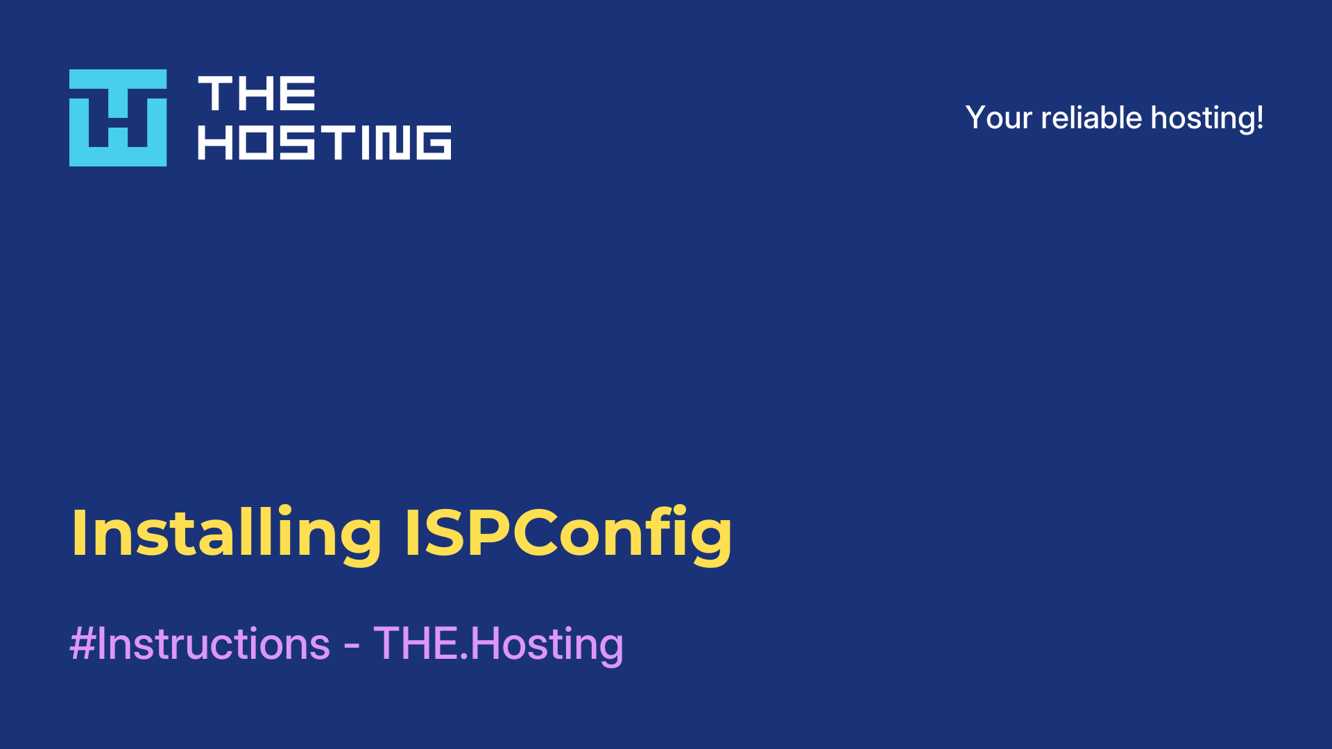 Installing ISPConfig