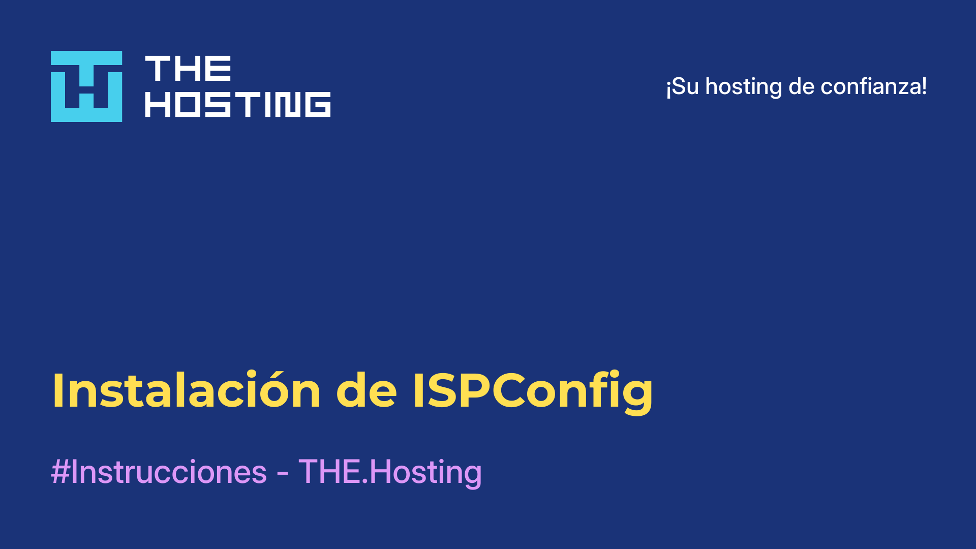 Instalación de ISPConfig