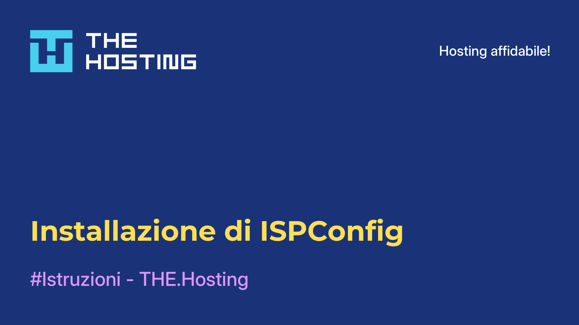 Installazione di ISPConfig