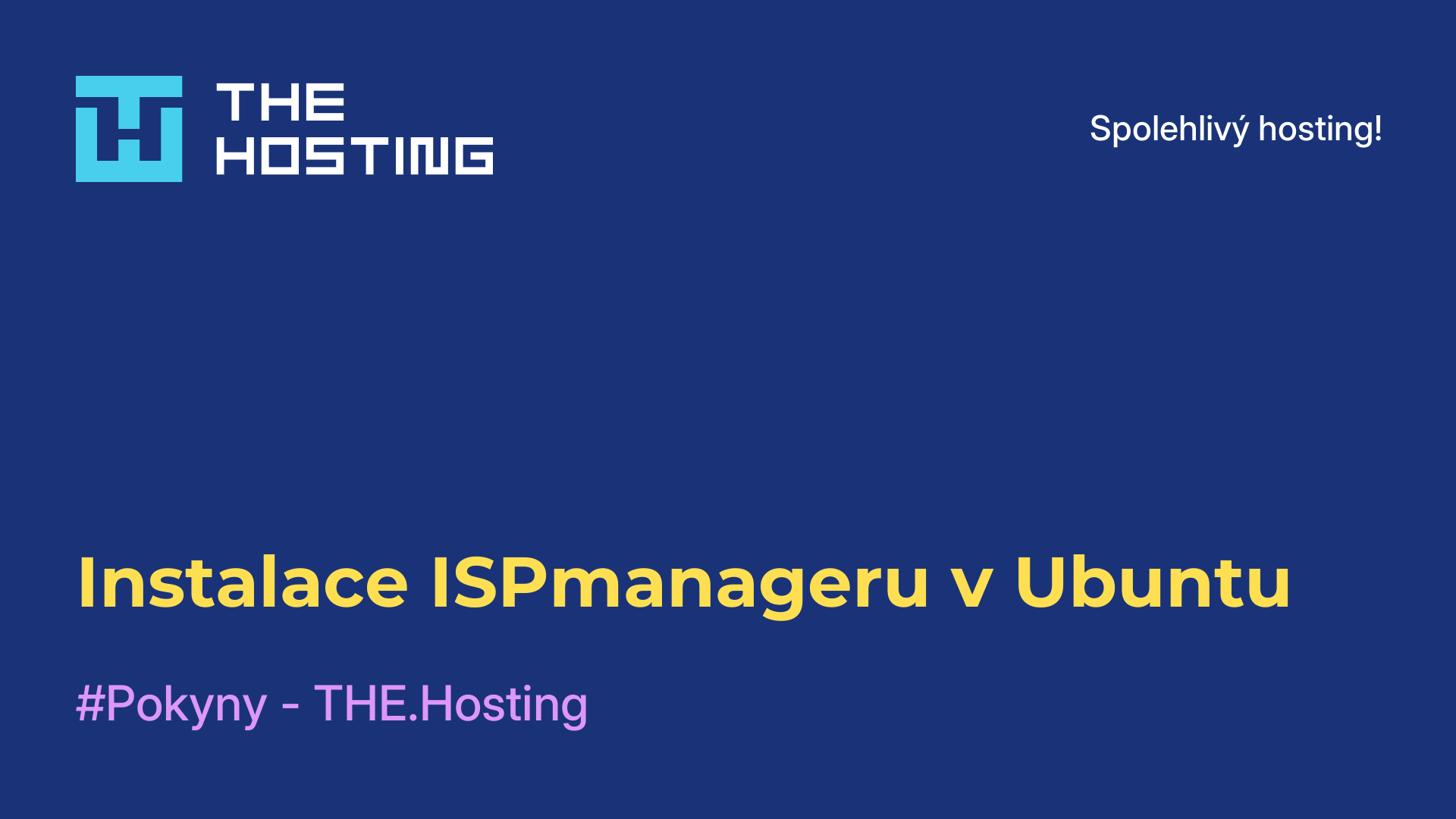 Instalace ISPmanageru v Ubuntu