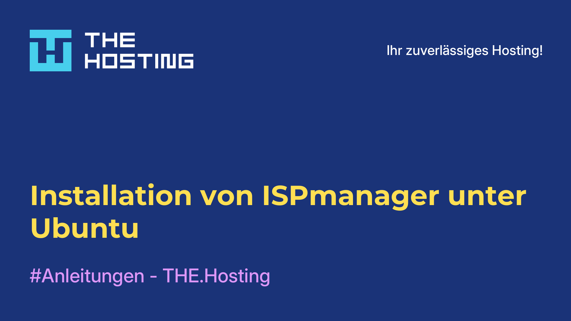 Installation von ISPmanager unter Ubuntu