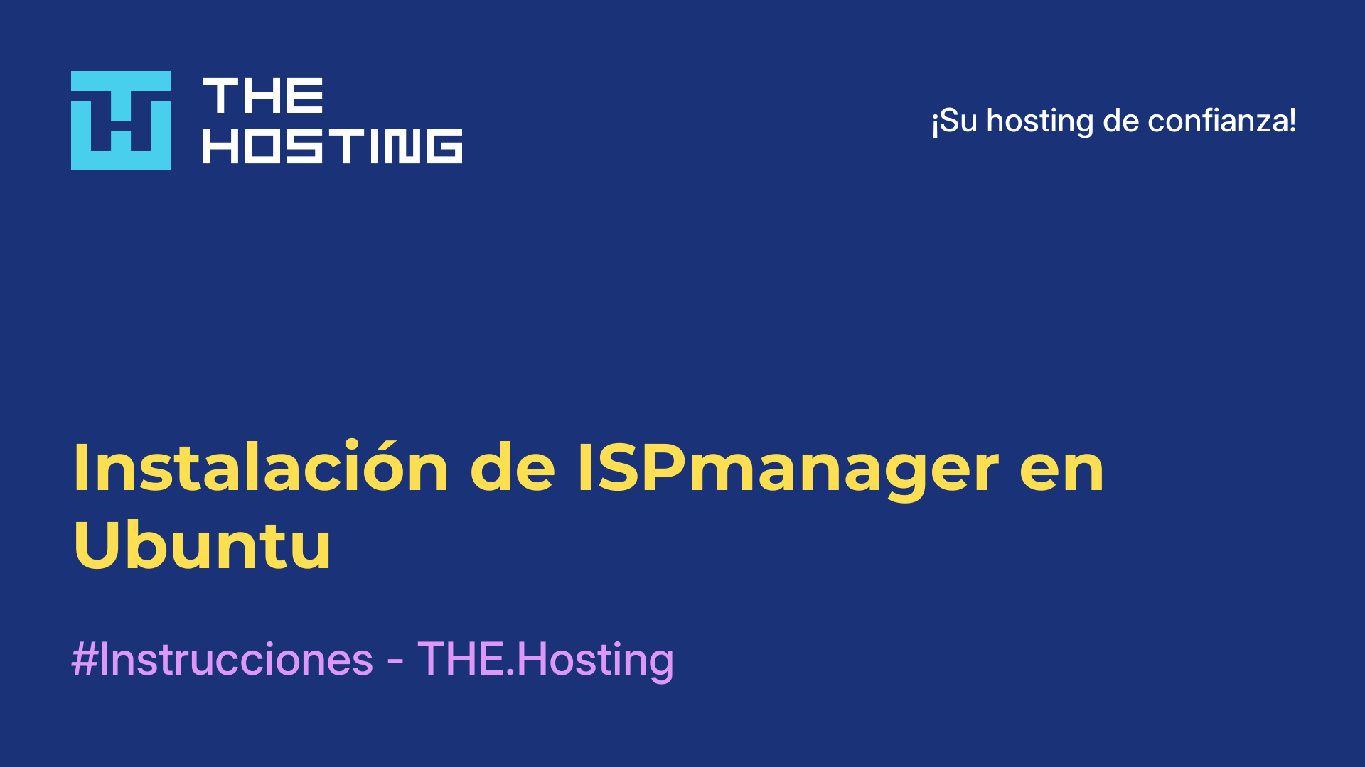 Instalación de ISPmanager en Ubuntu